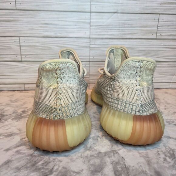 Adidas Yeezy Boost 350 V2 Citrin Non-Reflective Men's 10 FW3042 Used VERY Clean - Picture 6 of 9